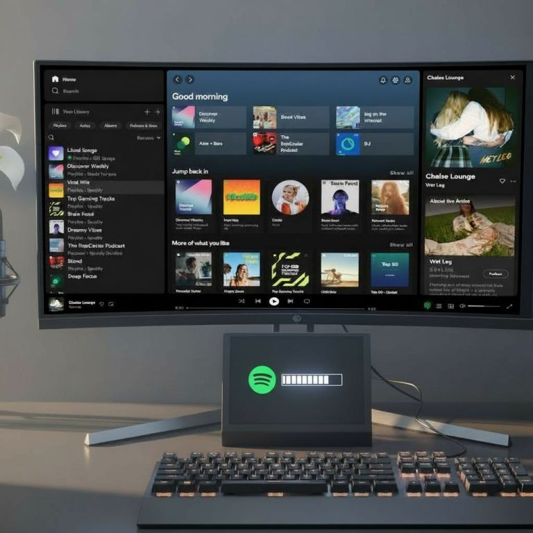 Nova creando una lista de Spotify